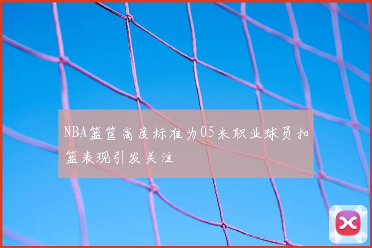 NBA篮筐高度标准为05米职业球员扣篮表现引发关注